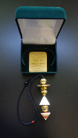 Pendule sceau des 7 archanges plaqué OR