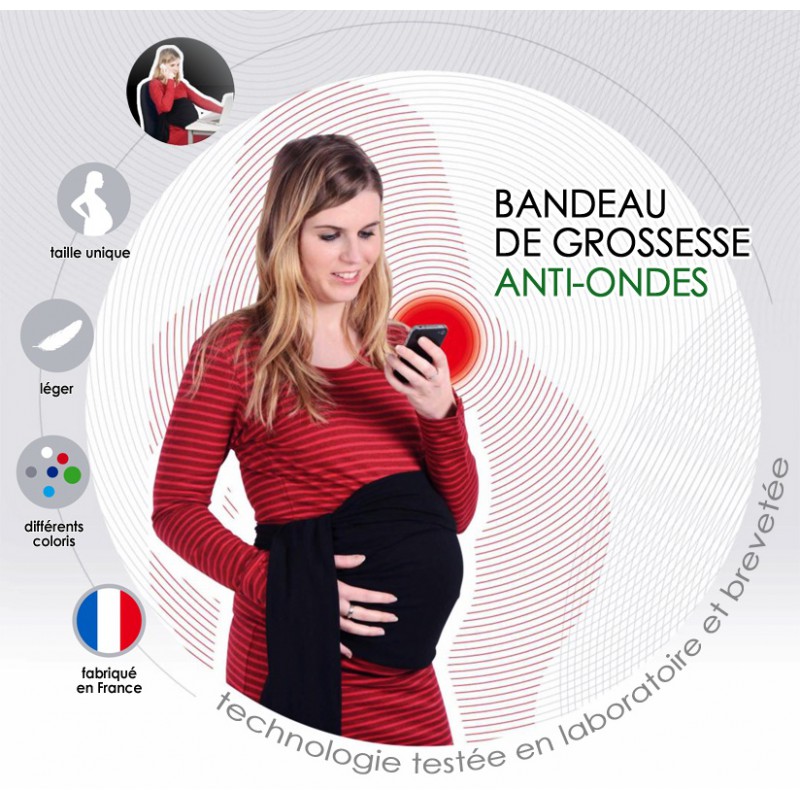 Bandeau de Grossesse anti-ondes