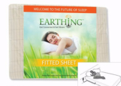 Earthing. Drap-housse de lit  avec mise  la terre