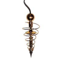 Pendule de l'âme. Plaqué OR 24ct