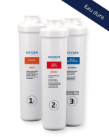 Cartouches Aragon pour purificateur d'eau sous évier Aragon SMART